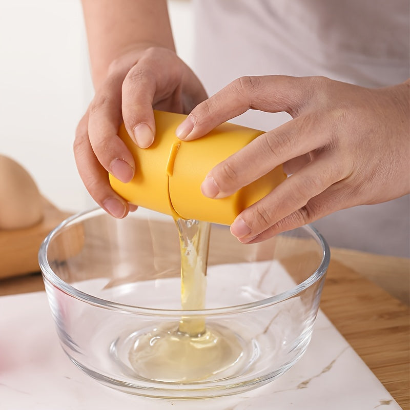3pcs Stainless Steel Egg Cracker and Topper - Easy Peel Hard Boiled Eggs, with Built-In White Separator for Cooking and Baking