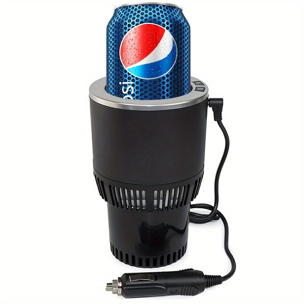 2 in 1 Smart Car Cup Warmer & Cooler Mug Holder – Premium Cup Holder for Commuters, Travelers, Road Trips – Perfect for Hot & Cold Beverages, Gift Idea