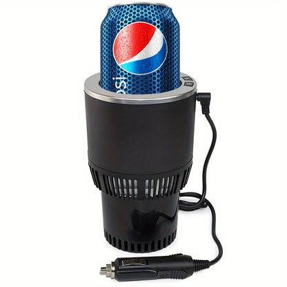 2 in 1 Smart Car Cup Warmer & Cooler Mug Holder – Premium Cup Holder for Commuters, Travelers, Road Trips – Perfect for Hot & Cold Beverages, Gift Idea