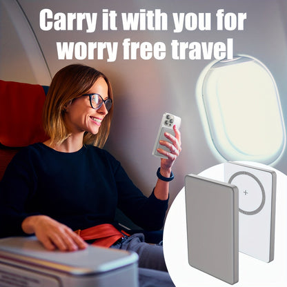 5000mAh Wireless Power Bank – Fast Charging Battery Pack with USB-C, MagSafe-Compatible, 20W Quick Charge for iPhone 15/14/13/12 Series