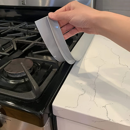 2 Pack Silicone Gap Sealing Strip – Durable, High-Temperature Resistant, Waterproof and Easy Clean Kitchen Solution