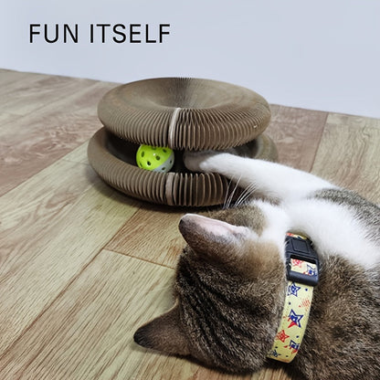 Magical Organ Cat Scratching Board - Wear-Resistant, Interactive Indoor Pet Toy