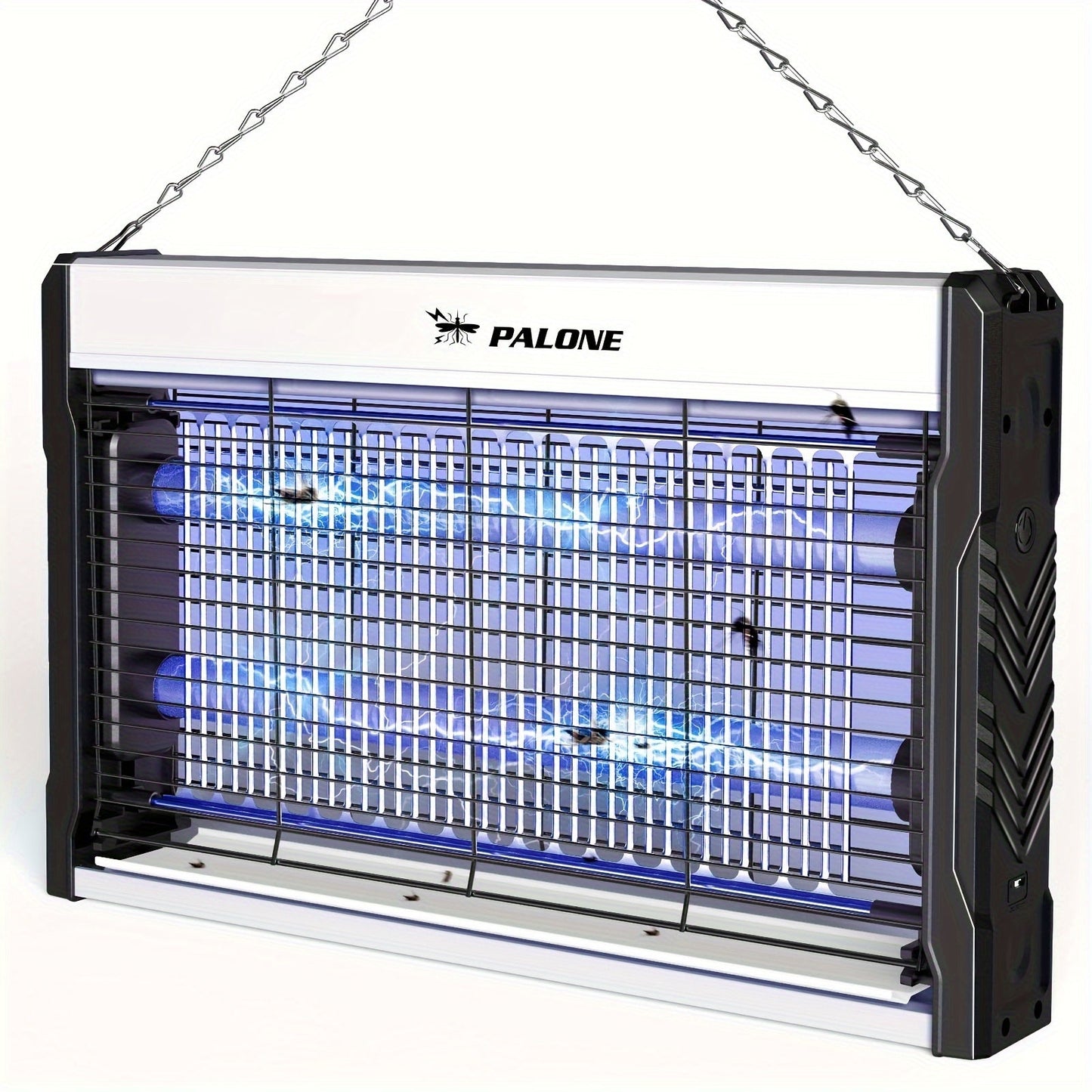 Electric Bug Zapper – Mosquito Killer with Hanging Chain, Removable Collection Tray, USB-Powered for Indoor and Outdoor Use – Ideal for Home, Office, and Warehouse