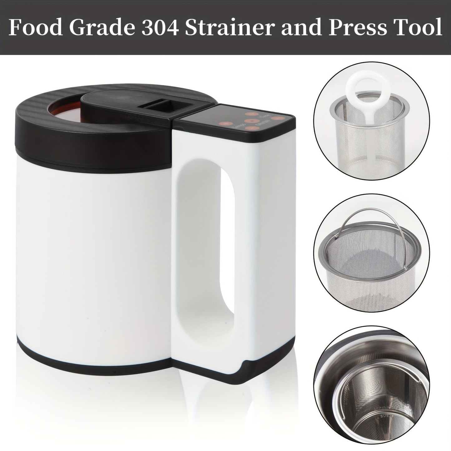 HerbAblility Pro Decarboxylator and Infusion Machine – Easy Herbal Oil, Tincture, Cannabutter Maker with Stainless Steel Canister, Wide Temperature Range, and Recipe Book
