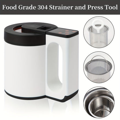 HerbAblility Pro Decarboxylator and Infusion Machine – Easy Herbal Oil, Tincture, Cannabutter Maker with Stainless Steel Canister, Wide Temperature Range, and Recipe Book