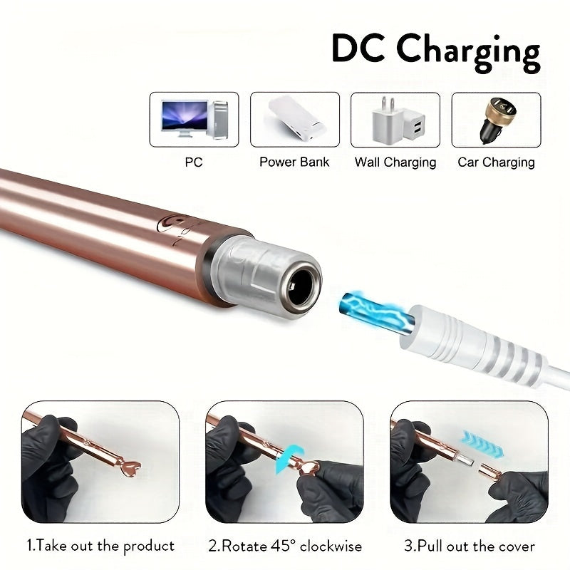 Portable Mini Bullet Massager – USB Rechargeable, 10 Speed High-Frequency Vibration, Handheld Electric Massage Stick
