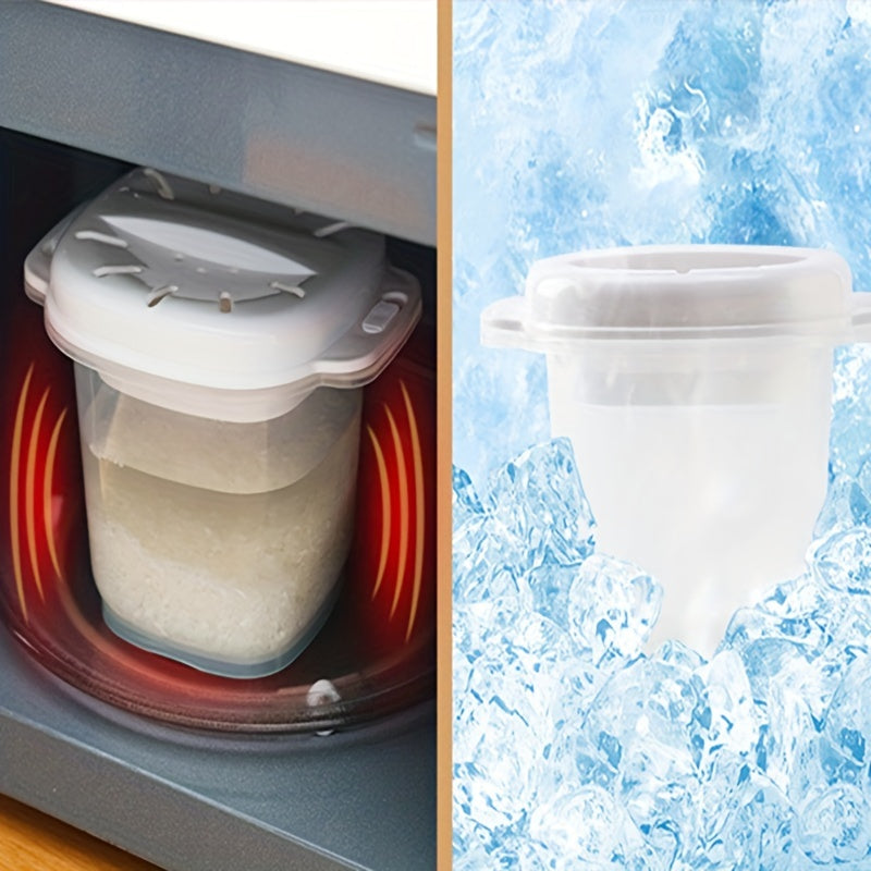 Microwave Rice Cooker and Steamer – Food Storage Container for Fresh-Keeping, Kitchen Gadgets and Accessories
