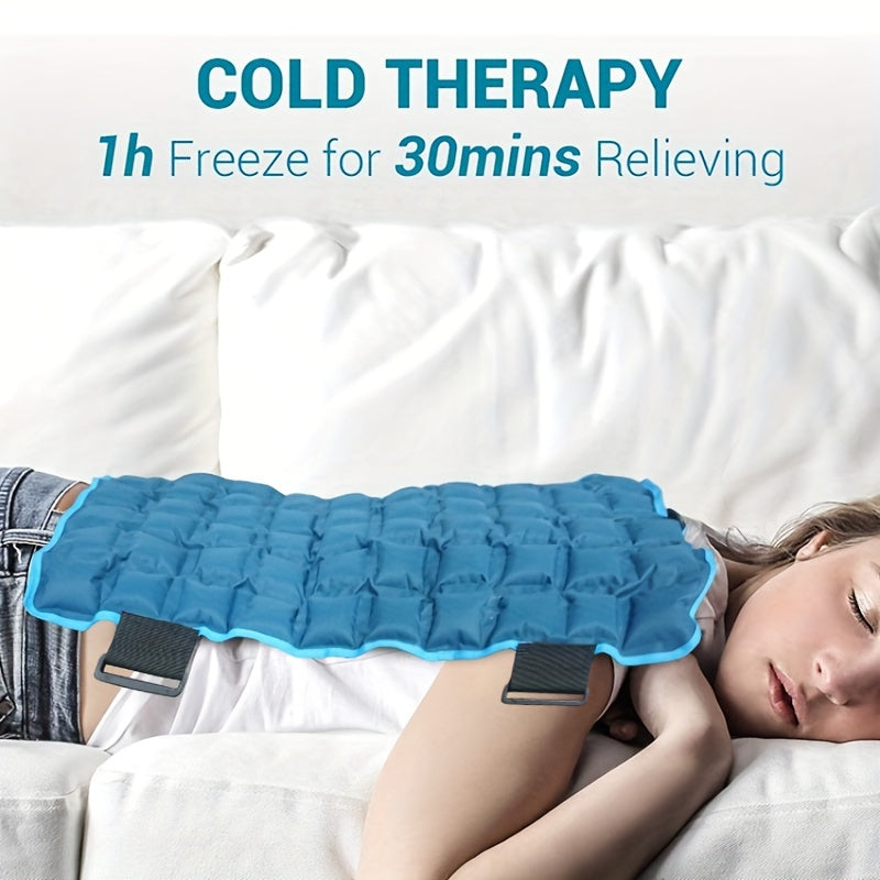 Reusable Full Back Ice Pack for Shoulder and Back Injuries - Cold Compress Therapy for Swelling, Bruises, and Sprains - Hand Wash Only - Rainbow Brand