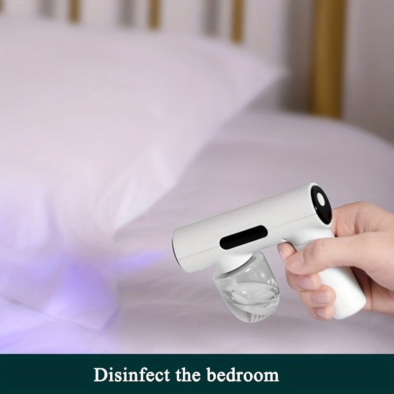 Multi-Functional Portable Rechargeable Disinfection Sprayer - Effective Germ Killer for Cars, Travel, Bedrooms, and Clothing - Long Battery Life