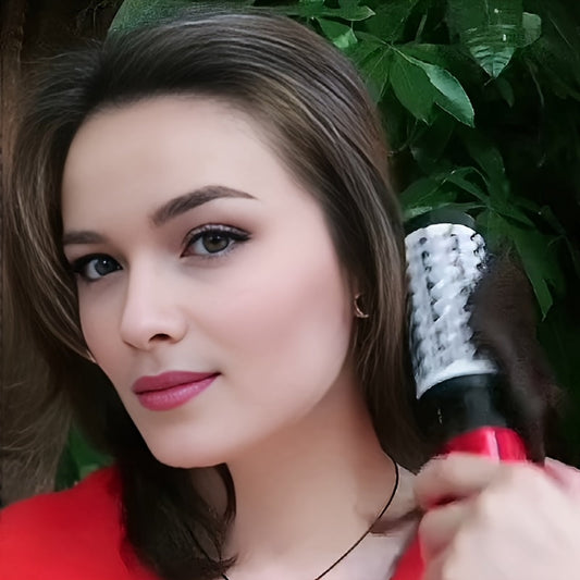 Pro Styler Hot Air Comb Brush - All-in-One Hair Dryer, Curler, and Straightener for Effortless, Salon-Quality Styling with Fast Drying, Reduced Frizz, and Long-Lasting Results
