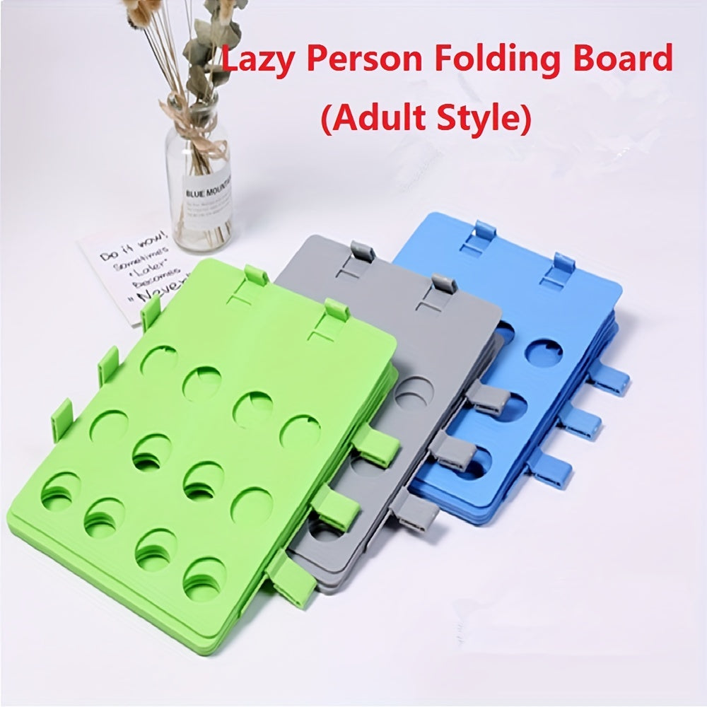 Practical Adult PP Shirt Folding Board - Easy Clothes Folding, Space-Saving, Travel-Friendly | Quick Folding Helper for Home | Perfect for Lazy People, Travelers, Busy Individuals