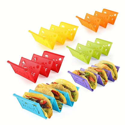 Reusable Taco Holders – 1/3/6pcs Colorful Washable Taco Stands, Safety Taco Rack, Also for Pancakes – Kitchen Gadgets and Kitchen Stuff