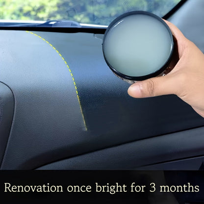 50G Upholstery Renewal Wax – ABS Resin Vehicle Interior Maintenance Cream, Non-Greasy Leather Conditioner for Dashboard and Seat Brightening