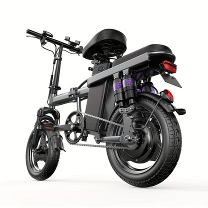 650W Electric Bike for Adults - 25 Miles Range, 20 MPH, Folding Design, 48V Battery