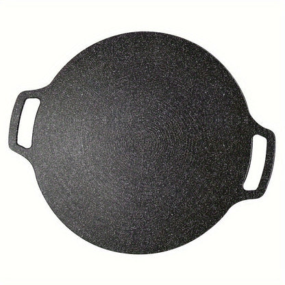 Non-Stick Cast Iron BBQ Grill Pan – Versatile and Durable Cookware for Meat, Chicken, Indoor/Outdoor Grilling