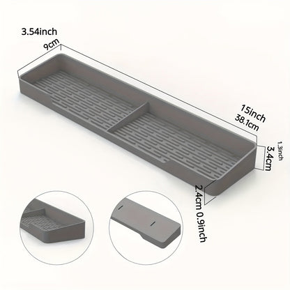 Multifunctional Silicone Storage Board - Heat Insulation, Non-Slip, Space-Saving Design | Oven Rack, Stove Rack, Kitchen Countertop, Seasoning Tray, Tea Tray, Camping & BBQ Supplies - Durable, Easy to Clean