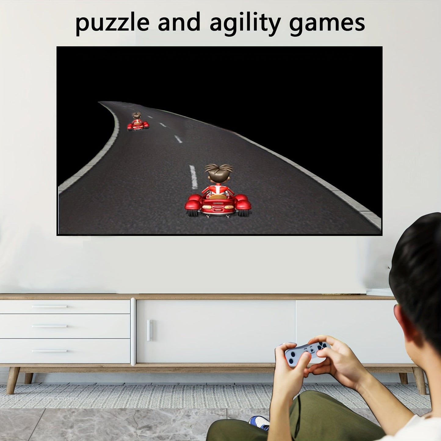 Dance Mat Electric HD TV Step Pad - 20+ Games, 200+ Songs, Fitness Mode, 2.4G Wireless Handle, Anti-Slip, MTV and Cartoon Modes - Ideal for Gifts, Christmas and Halloween