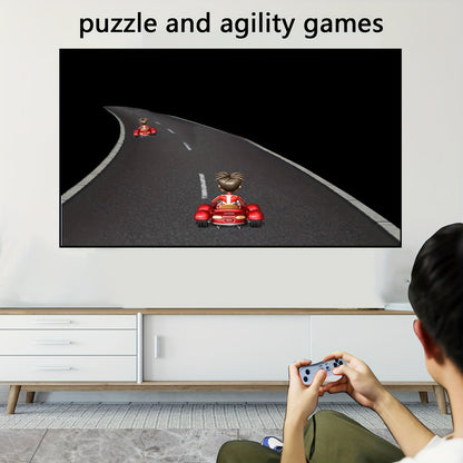 Dance Mat Electric HD TV Step Pad - 20+ Games, 200+ Songs, Fitness Mode, 2.4G Wireless Handle, Anti-Slip, MTV and Cartoon Modes - Ideal for Gifts, Christmas and Halloween