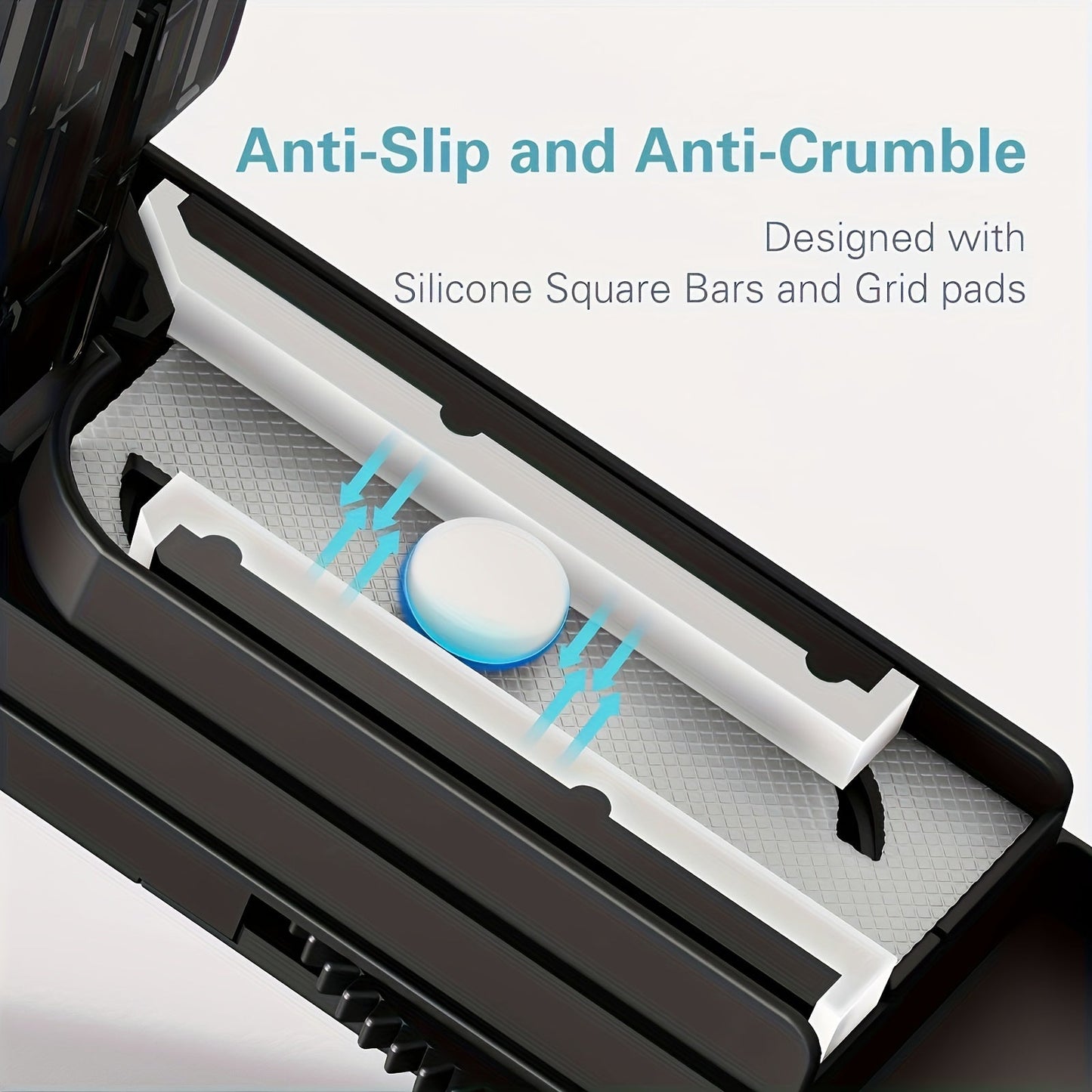 Adjustable Pill Cutter - Precise Stainless Steel Cutting with Blade Protection Cover - Ideal for Small Pills and Multi-Tablet Dispensing