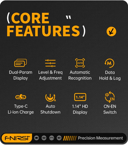 FNIRSI LCR-ST1 Mini Smart Tweezer | LCR SMD ESR Tester for Resistance, Capacitance, Inductance, Continuity & Diode Testing