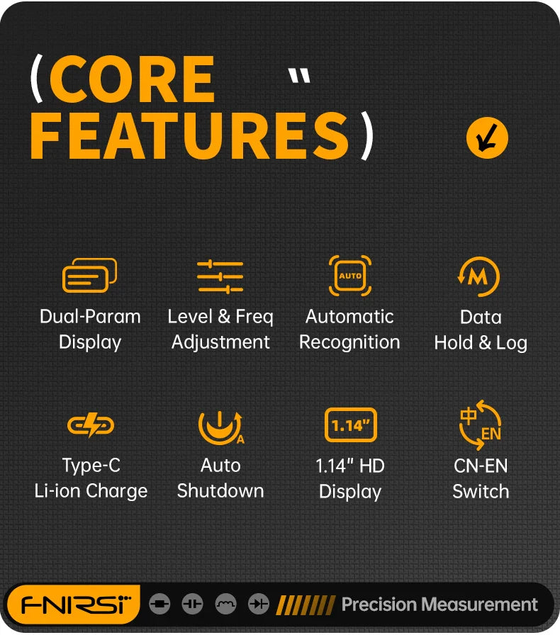 FNIRSI LCR-ST1 Mini Smart Tweezer – LCR, ESR, Resistance & Capacitance Tester for SMD Components