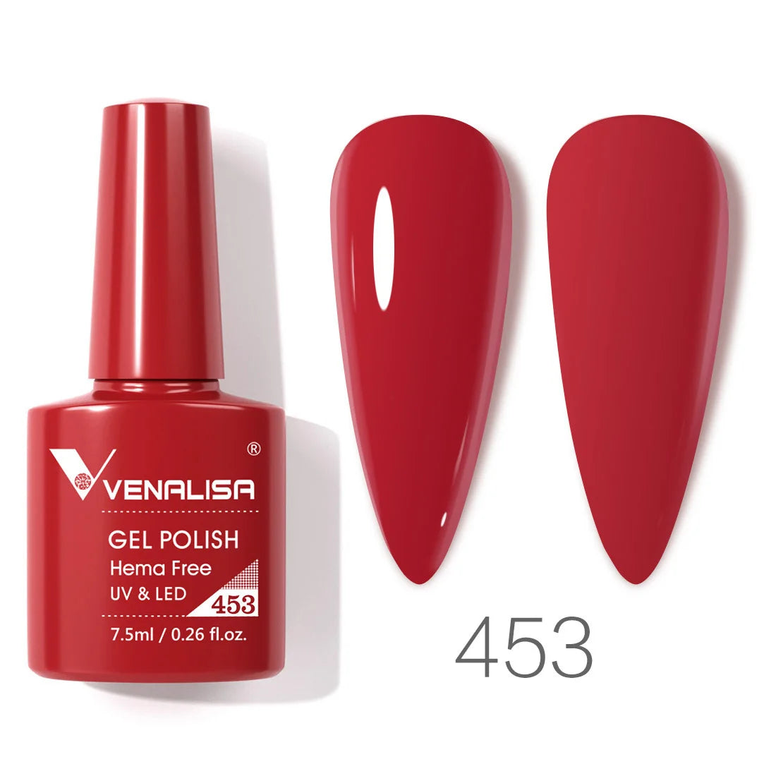 VENALISA 7.5ml HEMA-Free Nail Gel Polish – VIP4 Semi-Permanent Soak-Off UV/LED Gel Varnish, Full Coverage Nail Lacquer