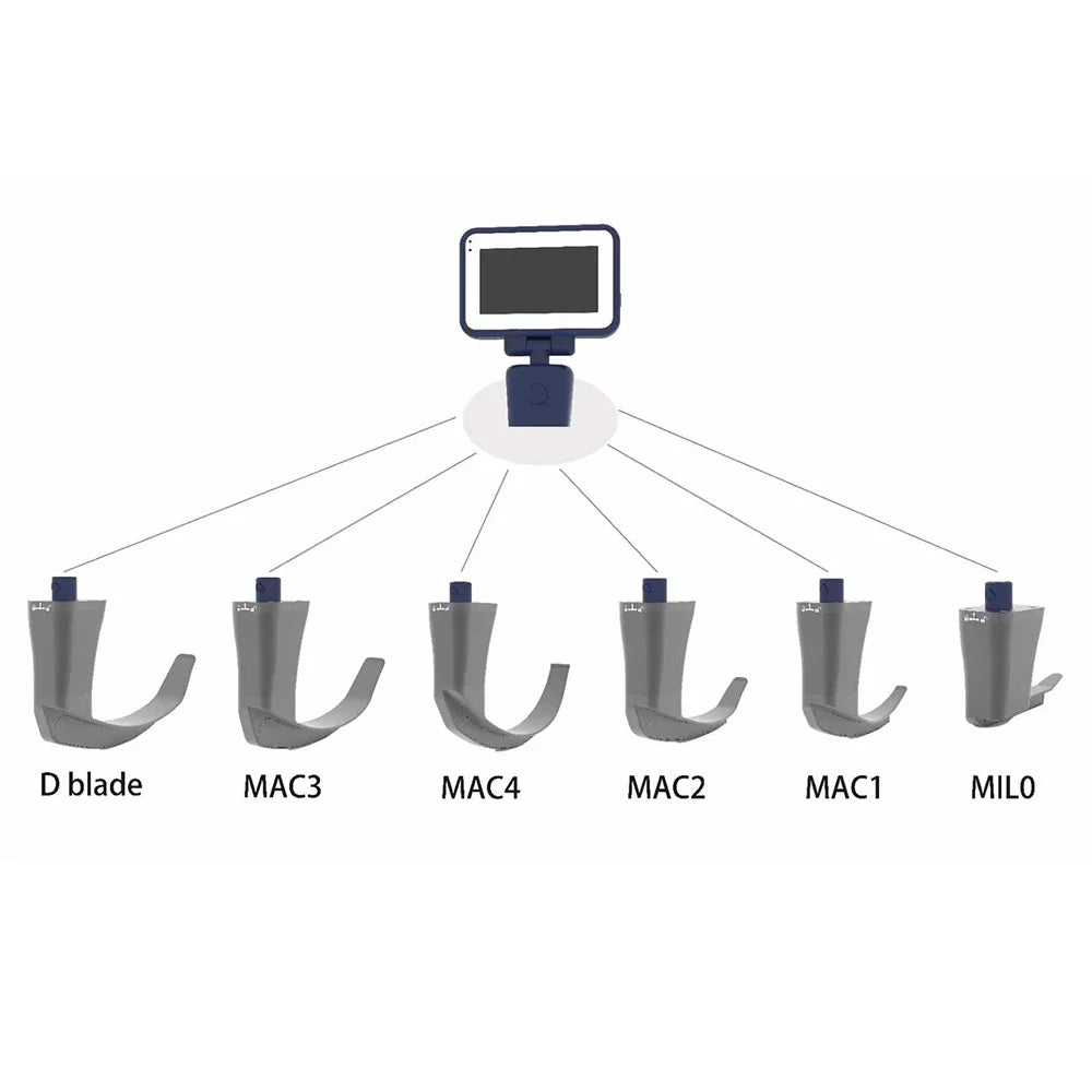 3.5-Inch Touch Screen Video Laryngoscope with Reusable Sterilizable Blades – Digital Laryngoscope, Mexico Warehouse Delivery