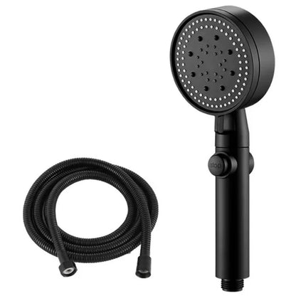 High Pressure Shower Head with Hose – 5 Modes Adjustable, Water-Saving Spray Nozzle with One-Key Stop for Bathroom Accessories