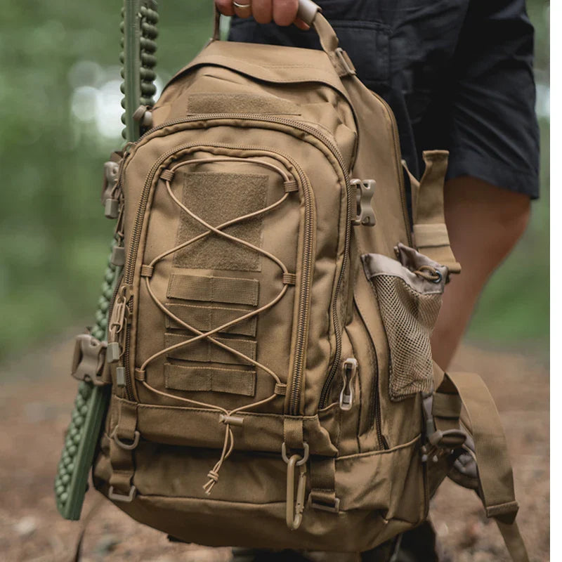 65L Tactical Outdoor Backpack — Large Capacity Military Hiking & Camping Rucksack for Men