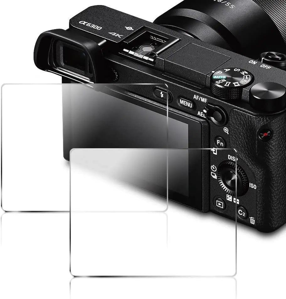 Tempered Glass Screen Protector for Sony A6400, A6300, A6000, A5000, NEX-7/6/5, A9, A77, A7 Series & ZV1 RX100 Cameras