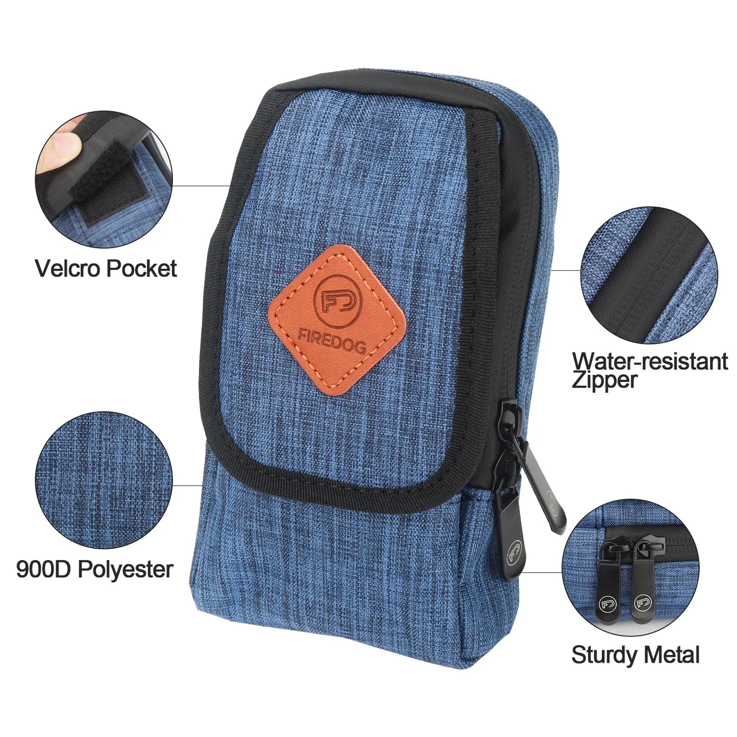 FIREDOG Smell-Proof Crossbody Sling Bag – Travel Carrying Odor-Proof Storage Pouch