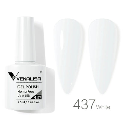 VENALISA 7.5ml HEMA-Free Nail Gel Polish – VIP4 Semi-Permanent Soak-Off UV/LED Gel Varnish, Full Coverage Nail Lacquer