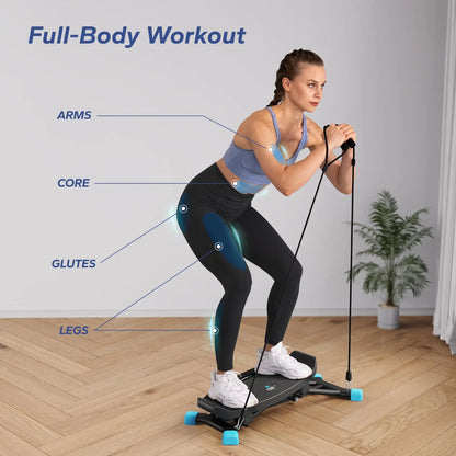 MERACH Simulated Ski Machine – Full Body Cardio Fitness Trainer for Leg Workout & Aerobic Exercise