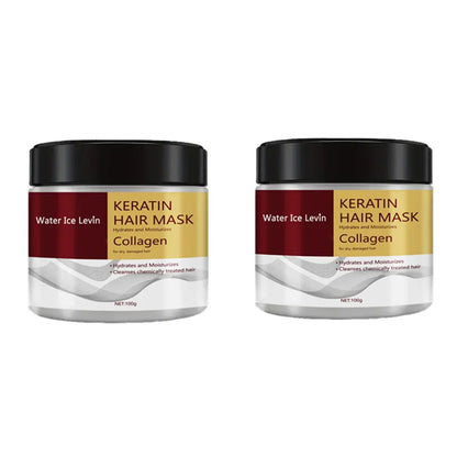 Collagen & Keratin Hair Mask – Deep Moisturizing Conditioner for Frizz Control, Damaged Hair Repair, Soft & Smooth Revitalizing Hair Care Treatment