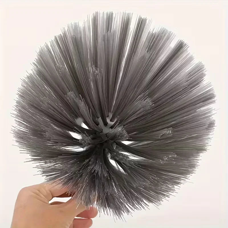 Adjustable Spider Web Ceiling Cleaner - Heavy-Duty Metal Broom with Ergonomic Handle for Multi-Surface Dusting