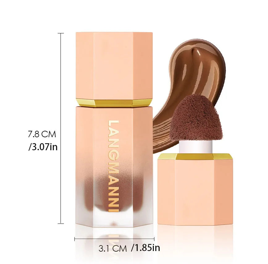 Three-Color Liquid Contouring Cream - Enhance Facial Contour for a Sculpted Look