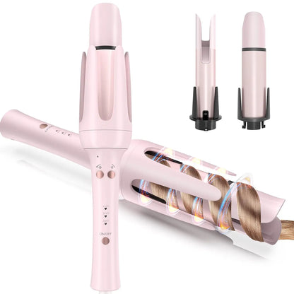 BESTOPE PRO Automatic Curling Iron – Replaceable Hair Curler Wand with 2 Barrel Sizes (1", 1.25") & 3 Temperature Settings Hair Waver