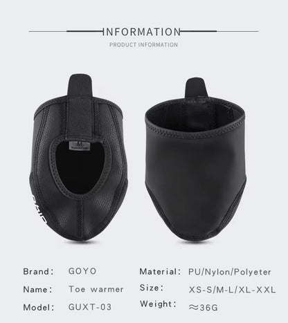 GIYO Winter Bicycle Toe Covers – Rainproof & Windproof Bike Shoe Covers for MTB & Road Cycling, Men & Women Booties