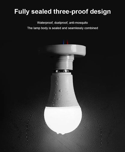 Motion Sensor LED Bulb E27 – 6W to 20W Radar Light Lamp for Home, Stairway & Pathway (110V/220V)