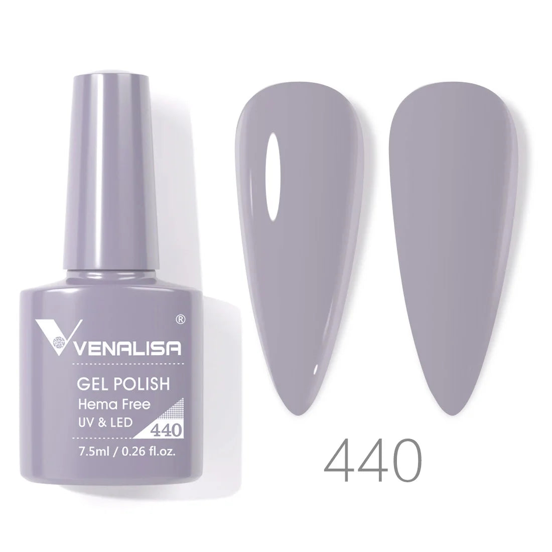 VENALISA 7.5ml HEMA-Free Nail Gel Polish – VIP4 Semi-Permanent Soak-Off UV/LED Gel Varnish, Full Coverage Nail Lacquer