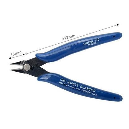 3D Printer Tool Kit – Electronic Wire Pliers, Trimming Knife, Scraper, Deburring Cutter & Tweezers Set