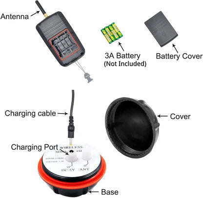 Wireless Sonar Fish Finder – Portable Underwater Fishing Detector & Echo Sounder with Fishing Alert