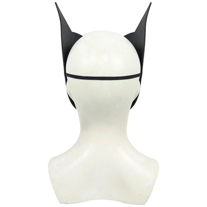 Scarlet Witch Cosplay Headband & Mask — Leather Face Cover for Adult Halloween, Superhero Costume & Party Props