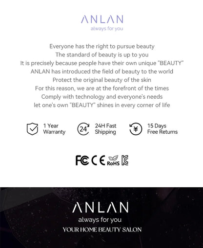 ANLAN Electric EMS Face & Body Massager – Guasha Therapy, Skin Lifting, Firming, Edema & Heat Treatment Beauty Device