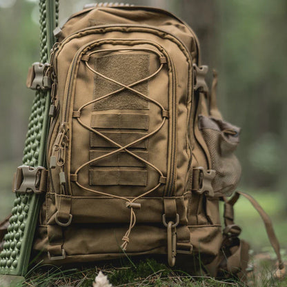 65L Tactical Outdoor Backpack — Large Capacity Military Hiking & Camping Rucksack for Men