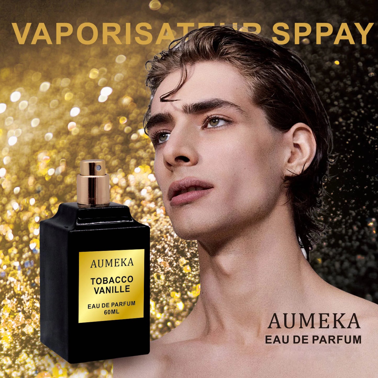 AUMEKA Perfume for Men – Luxury Arabes Tobacco Vanille Oriental Spicy EDP 60ml, Original Fragrance Gift