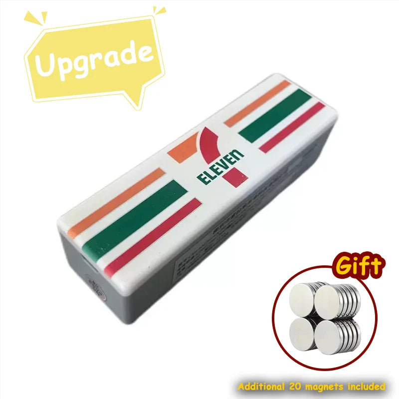 Coffee Shop Magnetic Fridge Stickers – Creative 711 Luminous Light Box, Convenience Store Light Sign & Home Decor Ornament