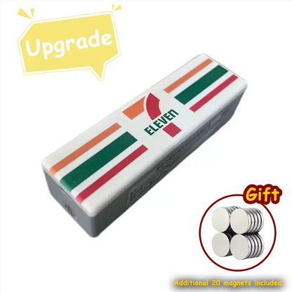 Coffee Shop Magnetic Fridge Stickers – Creative 711 Luminous Light Box, Convenience Store Light Sign & Home Decor Ornament