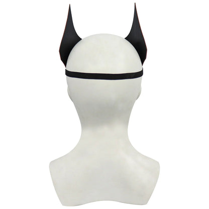 Scarlet Witch Cosplay Headband & Mask — Leather Face Cover for Adult Halloween, Superhero Costume & Party Props
