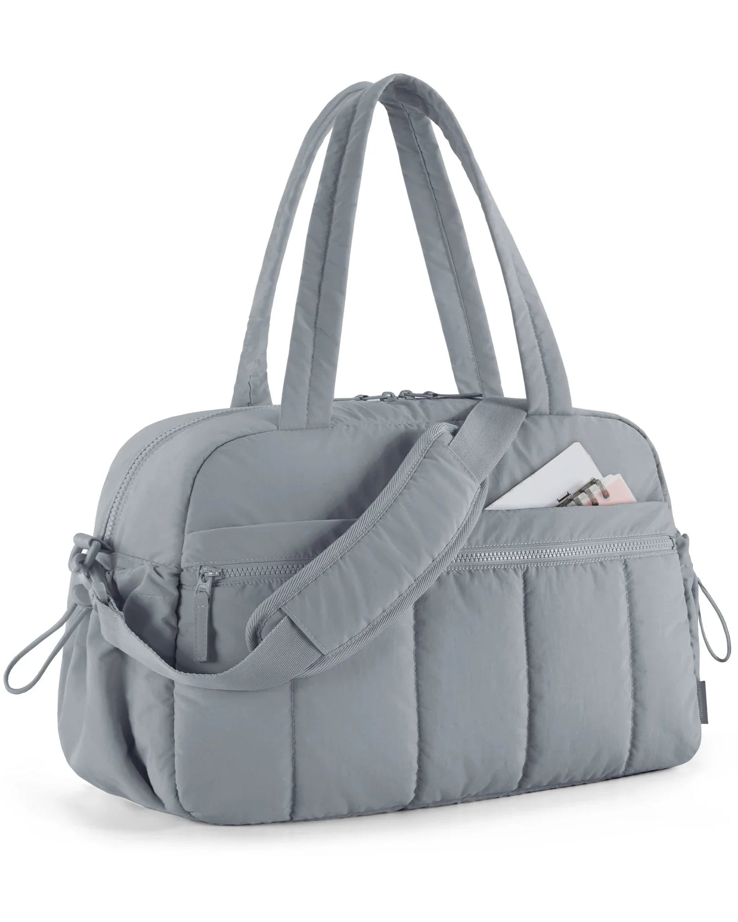 BAGSMART Travel Duffel Gym Bag for Women – Waterproof Carry-On Weekender with Wet Pocket & Cabin Luggage
